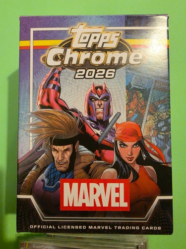 Topps chrome 2026 marvel - chrome,