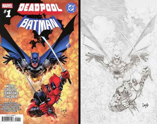 Marvel deadpool batman 1 - marvel/dc:, #1