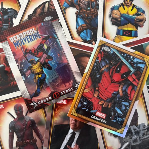 Deadpool marvel topps chrome - topps,